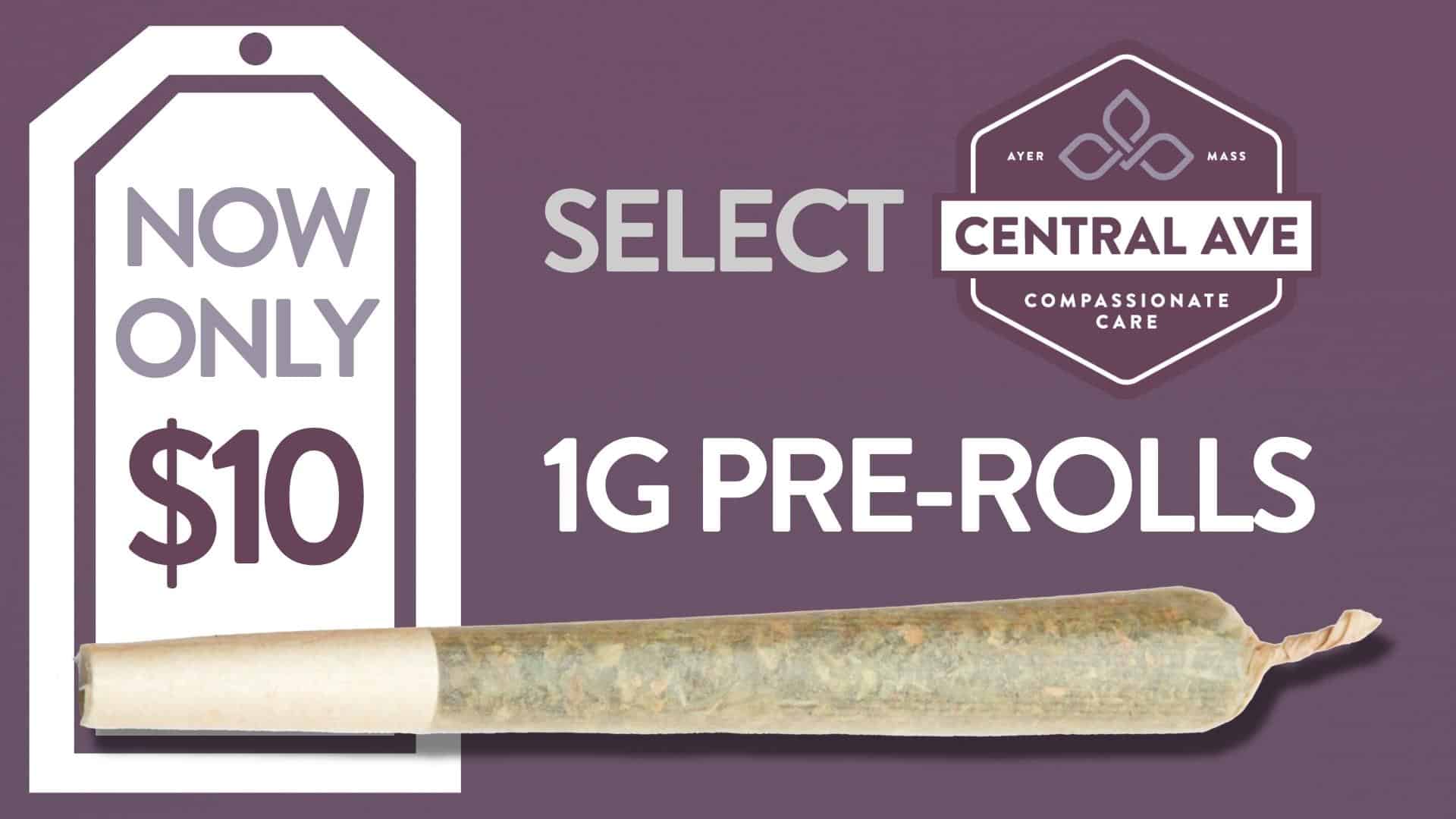 Central Ave $10 PRE-ROLLS