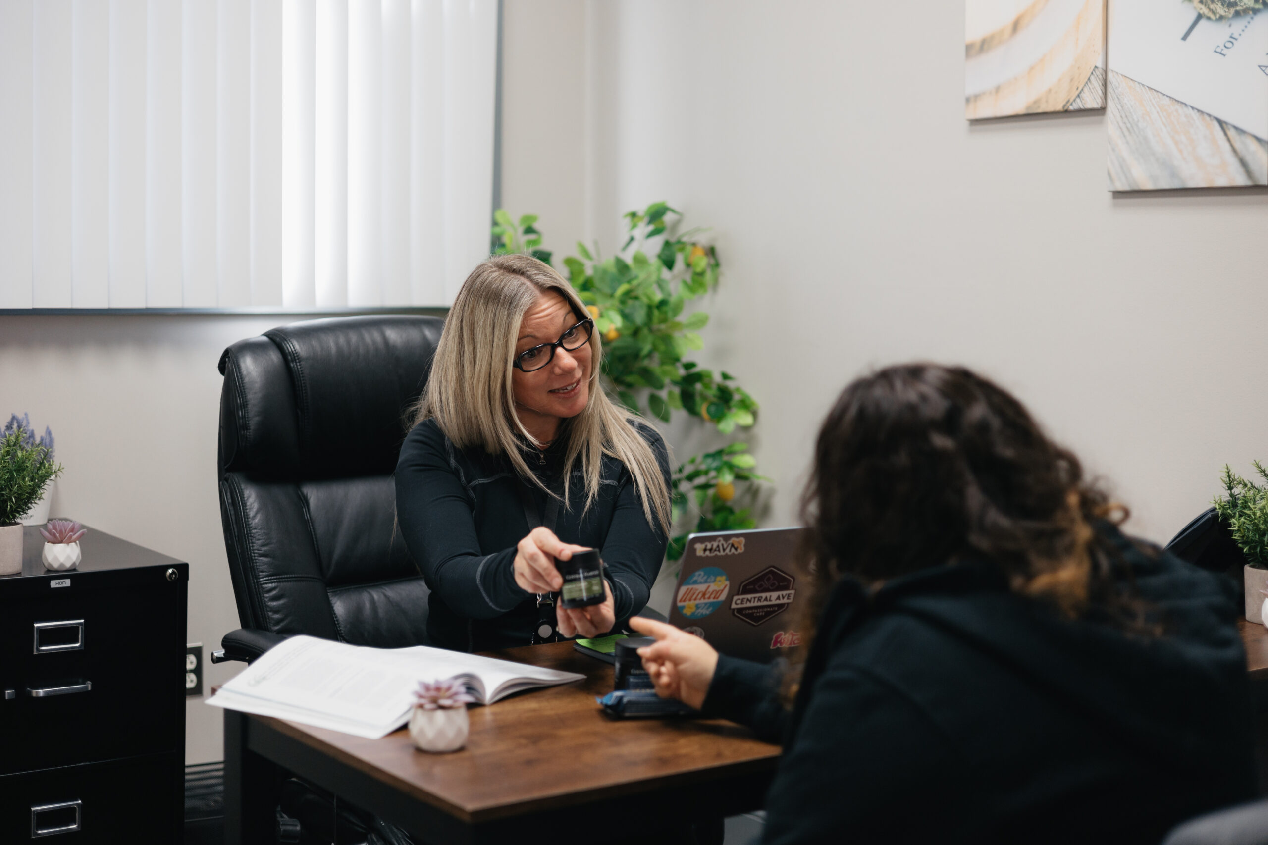 medical cannabis intake consultation at Central Ave near Fitchburg MA