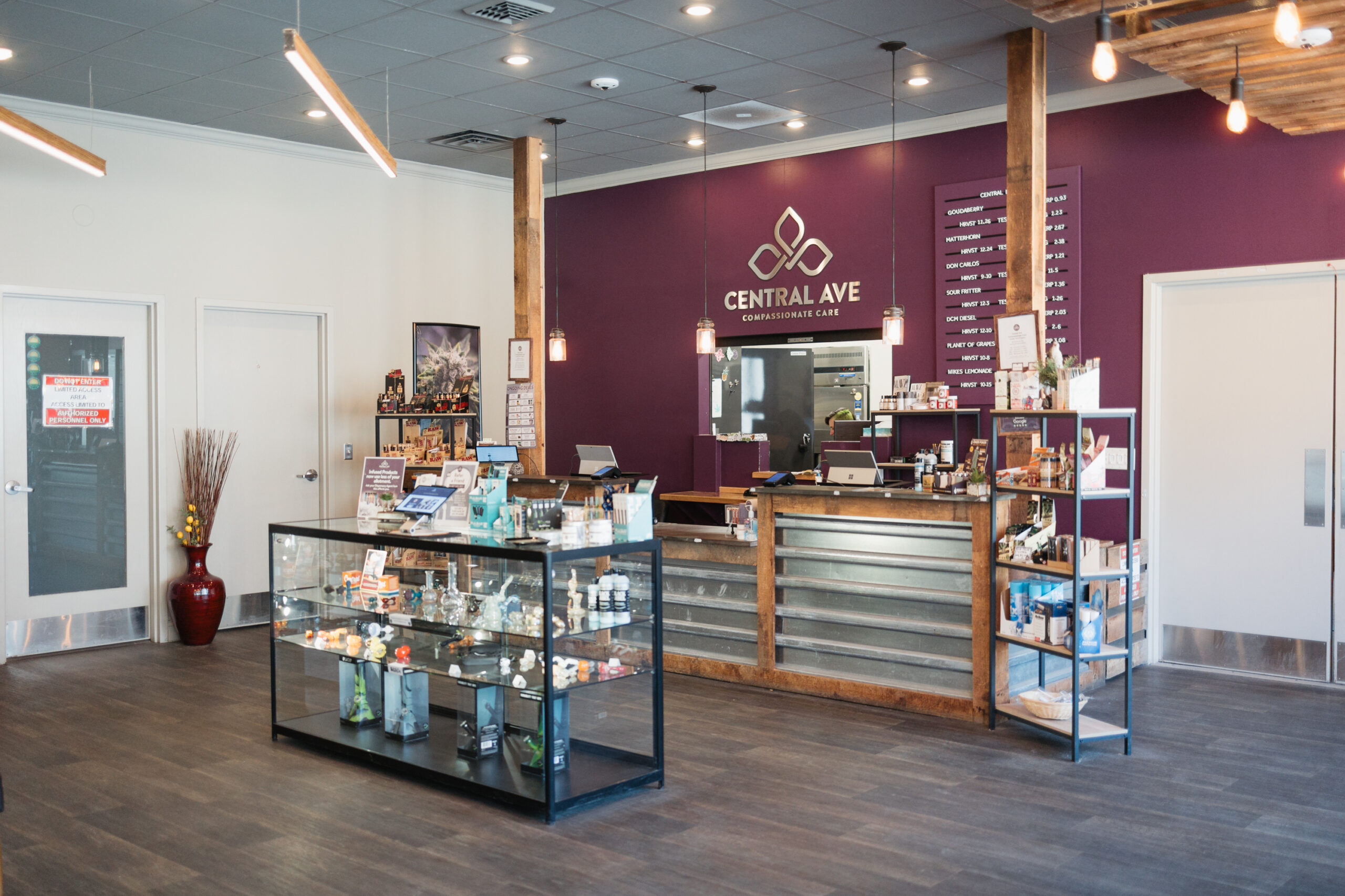 Central Ave store interior near Fitchburg