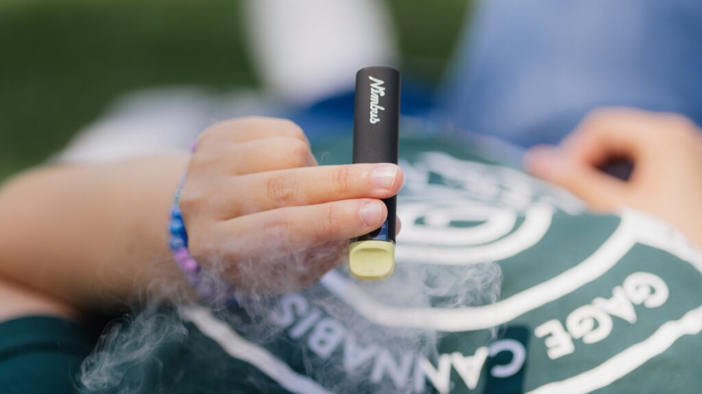 Cannabis vape cartridge and rechargeable 510-thread battery